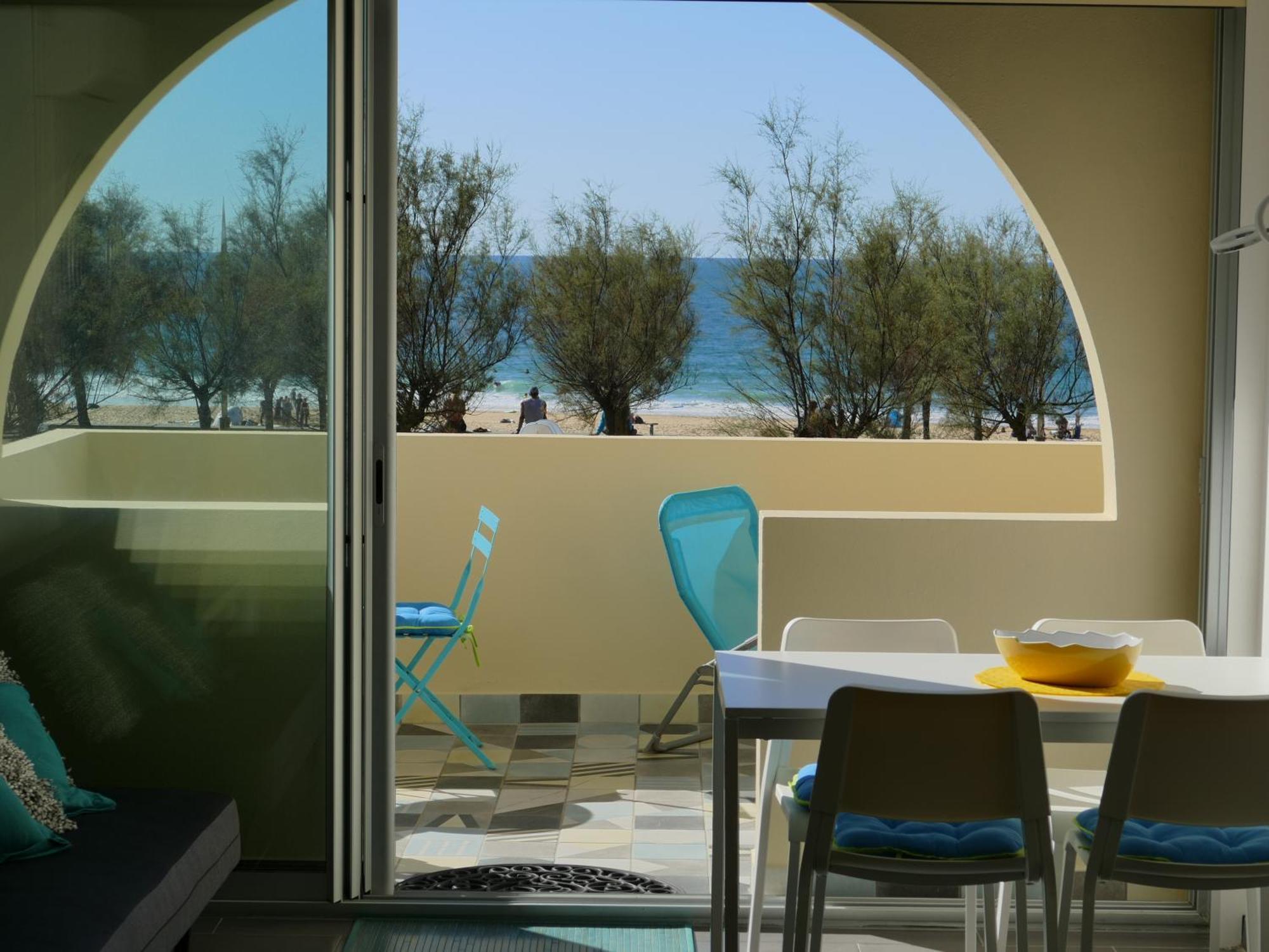 La Dune D'Or - Vue Mer, Studio Face A La Plage Avec Terrasse Сорт-Осгор Екстериор снимка