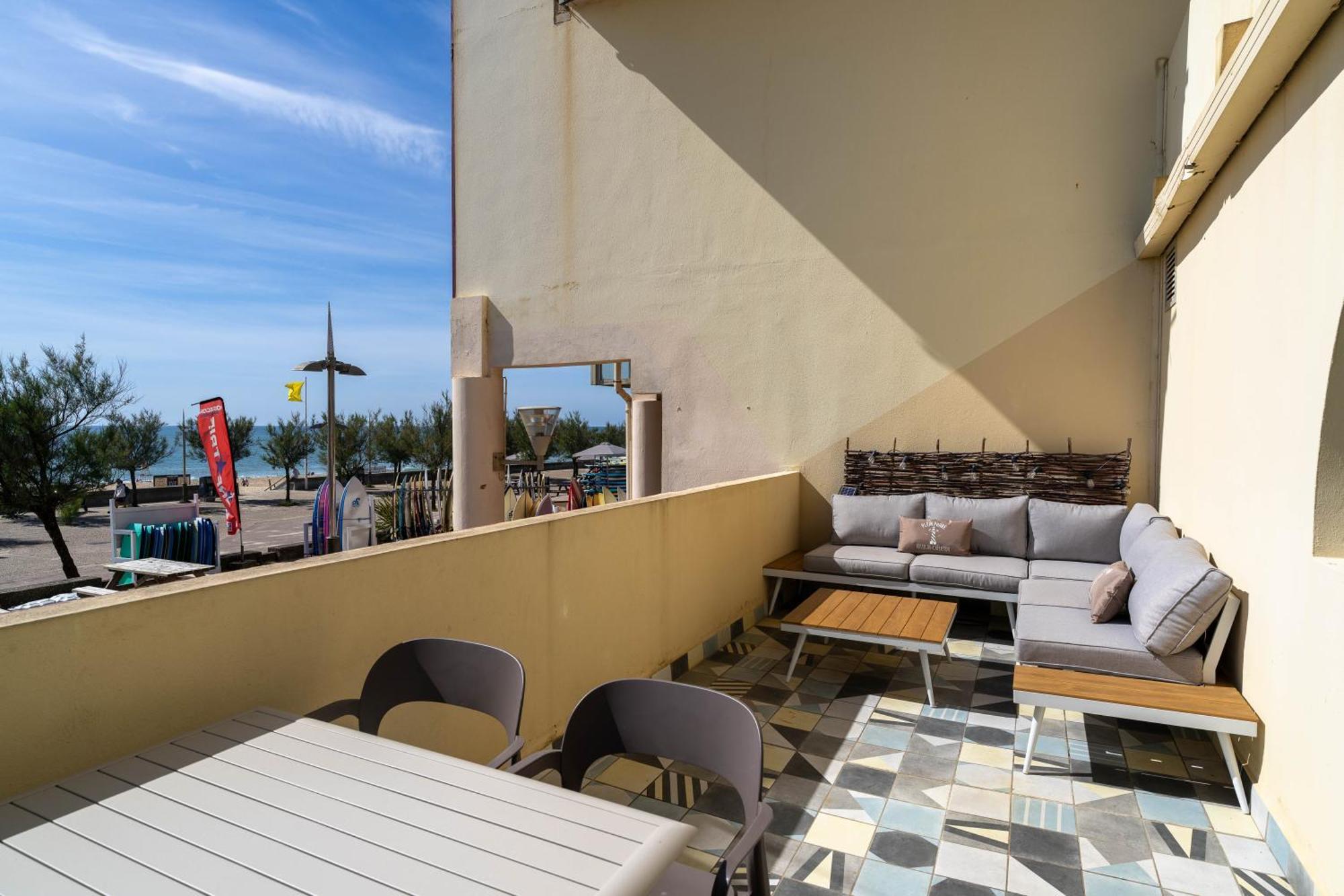 La Dune D'Or - Vue Mer, Studio Face A La Plage Avec Terrasse Сорт-Осгор Екстериор снимка