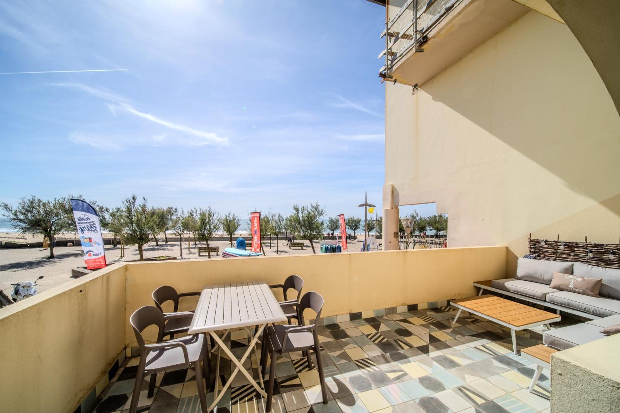 La Dune D'Or - Vue Mer, Studio Face A La Plage Avec Terrasse Сорт-Осгор Екстериор снимка